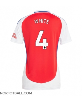 Billige Fotballdrakt Arsenal Ben White #4 Replika Hjemmedrakt Dame 2024-25 Kortermet